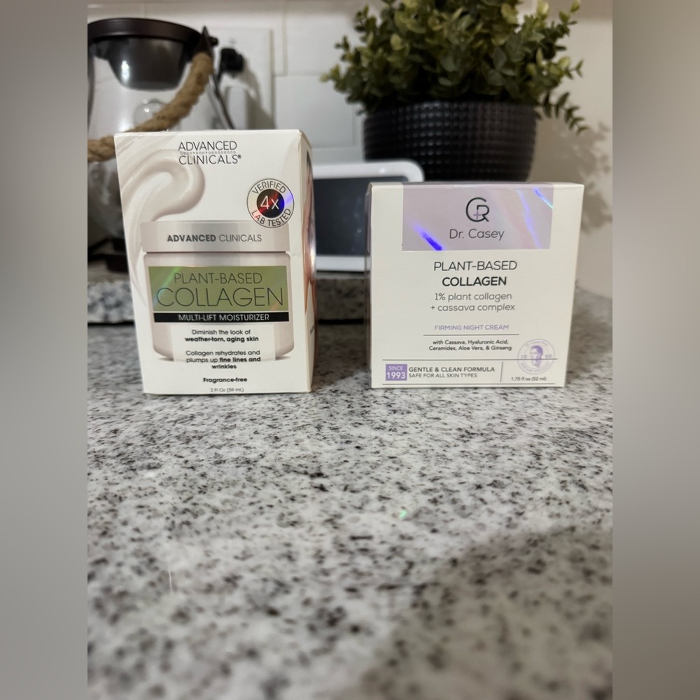 Advanced Clinicals & Dr. Casey Plant-Based Collagen Moisturizers Bundle